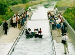 The soliton wave was recreated on the Scott Russell Aqueduct in 1995Image Credit: Department of Mathematics, Heriot-Watt University