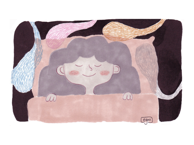Artwork depicting person hearing colours - Emma Garcia Melchor