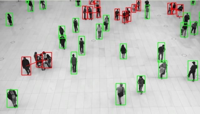 Camlion is developing software for tracking people’s distance in public spaces
