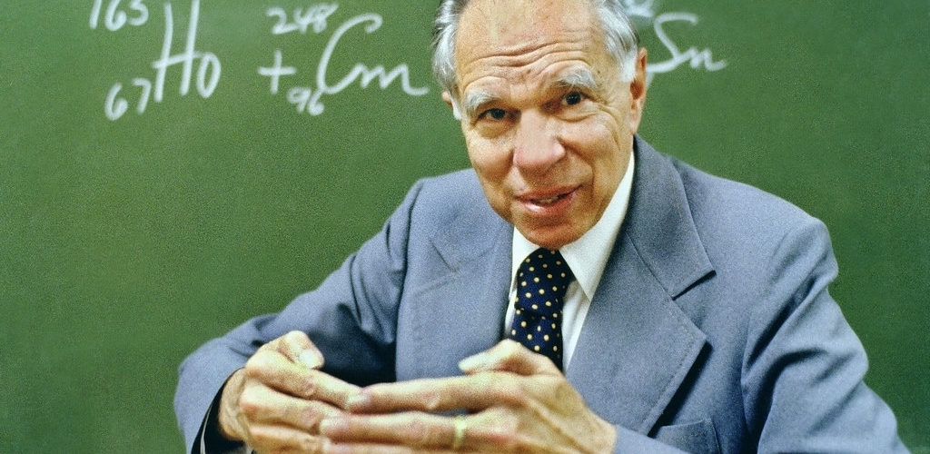 Photo of Glenn T. Seaborg - Nobel Laureate & one the first nuclear scientists to predict the existence of the Island of Stability